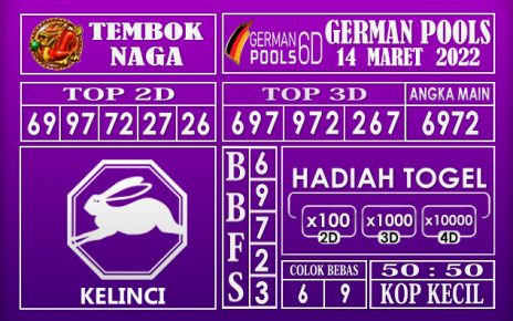 Prediksi Togel german hari ini 14 Maret 2022