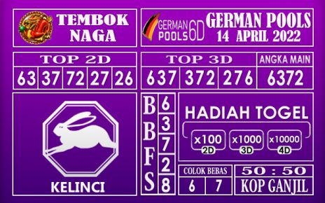 Prediksi Togel german hari ini 14 April 2022