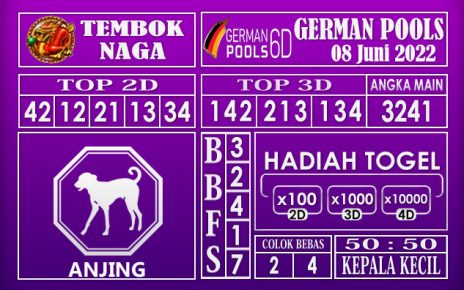 Prediksi Togel German Hari Ini 08 Juni 2022