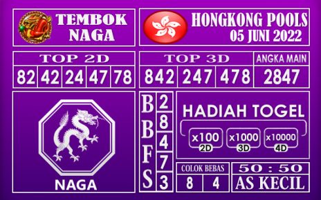 Prediksi Togel Hongkong Hari Ini 05 Juni 2022